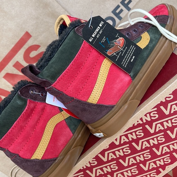 Vans Sk8-Hi 46 MTE Dx Poinsettia /Forest Night sneakers WMNS boots - Picture 15 of 16